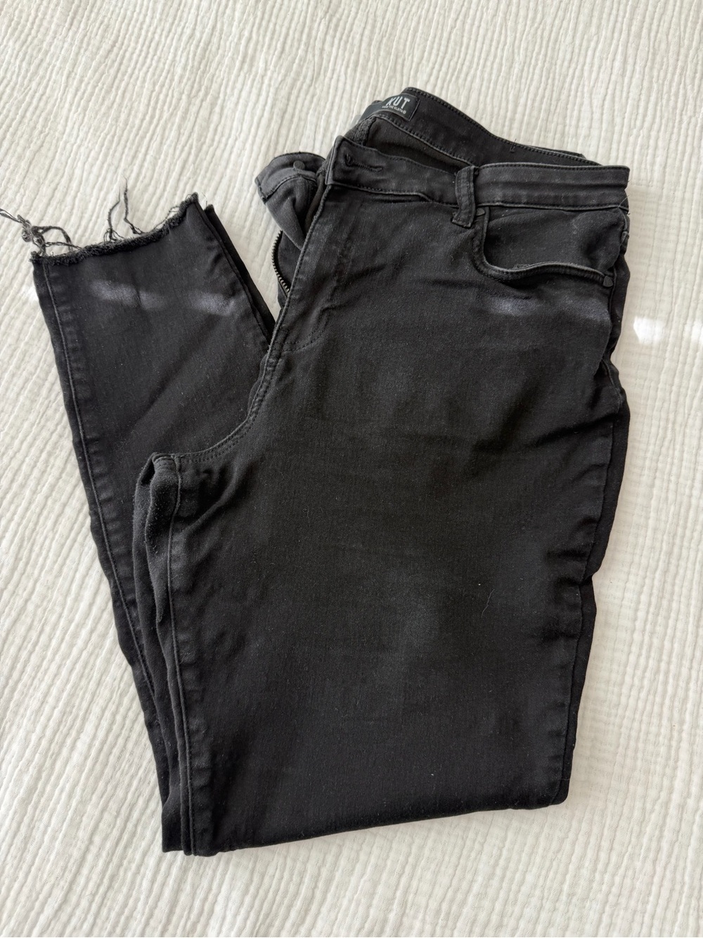 Kut from the Kloth Black Skinny Jeans - High Rise